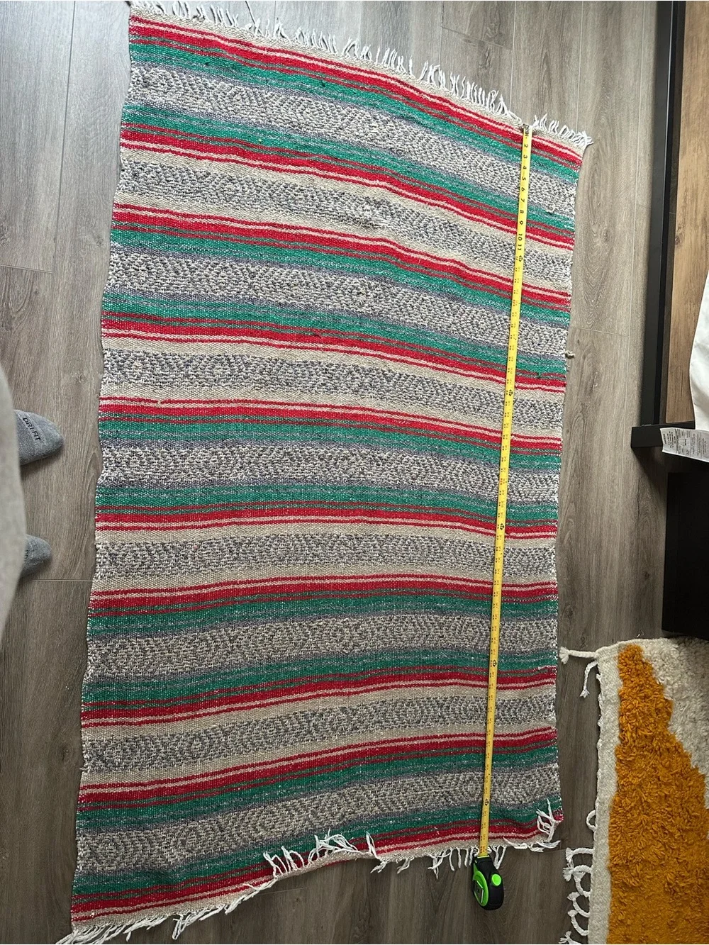 AUTHENTIC MEXICAN Handwoven Cotton Throw